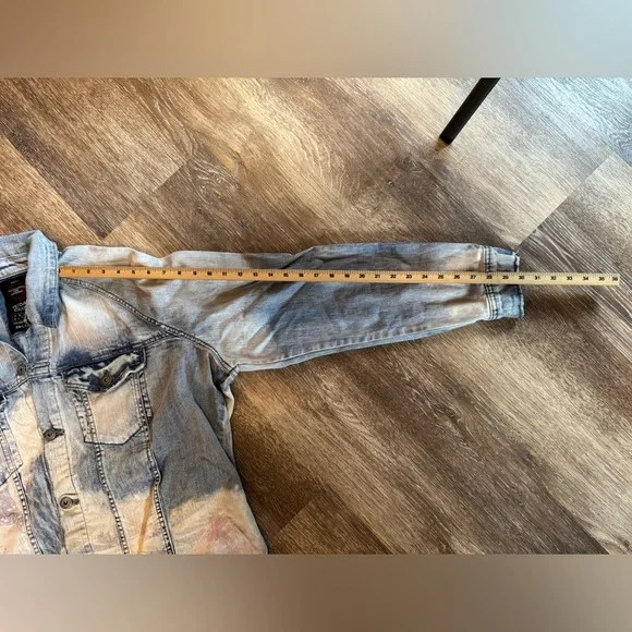 Jordan Craig distressed/bleached legacy edition denim‎ jacket 2XL - Picture 6 of 11